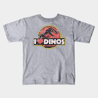 I Heart Dinos Kids T-Shirt